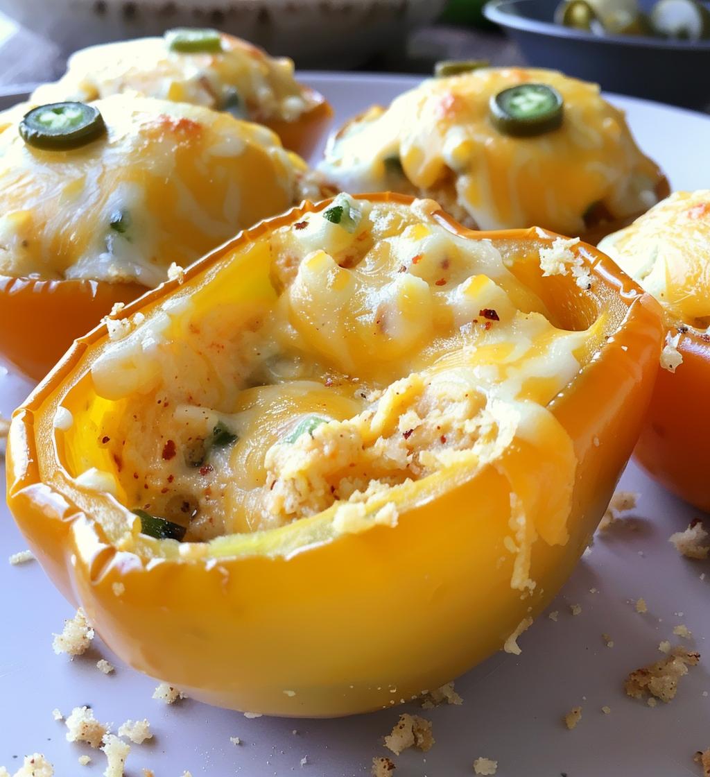 Nacho Cheese Stuffed Mini Peppers - detail 1