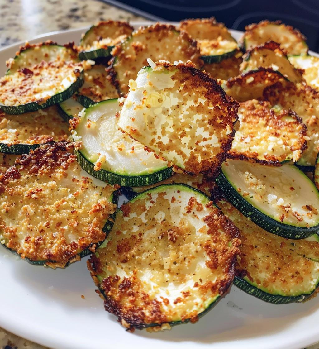Parmesan Crusted Zucchini Chips - detail 1