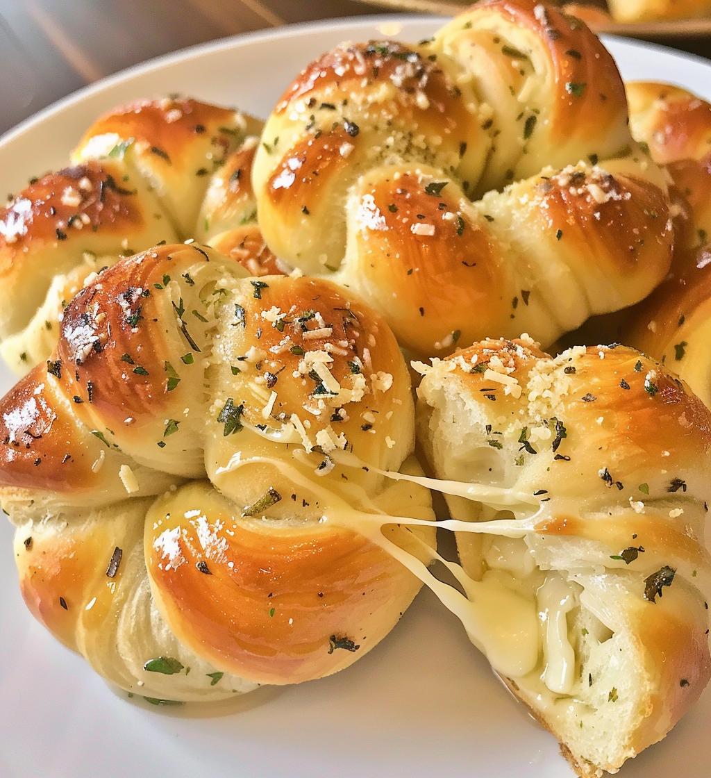 Parmesan Garlic Knots - detail 1