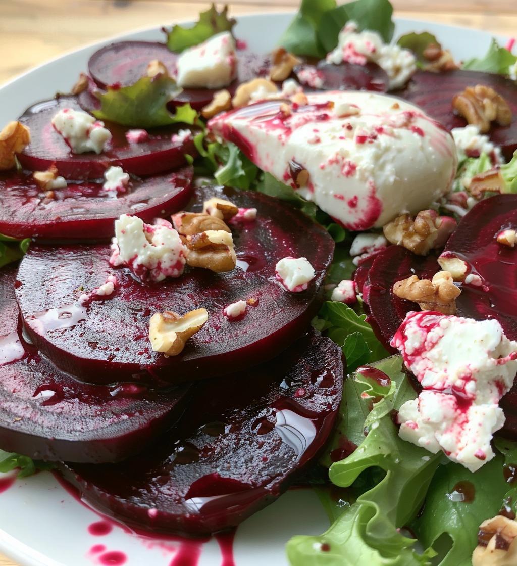 Roasted Beet & Goat Cheese Salad - detail 1