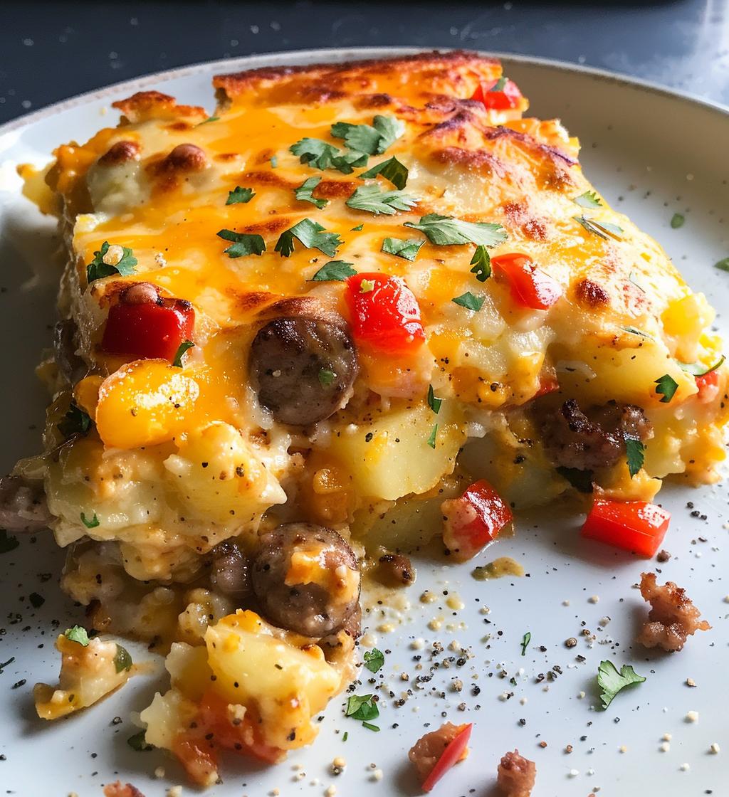 Southwestern Breakfast Casserole - detail 1