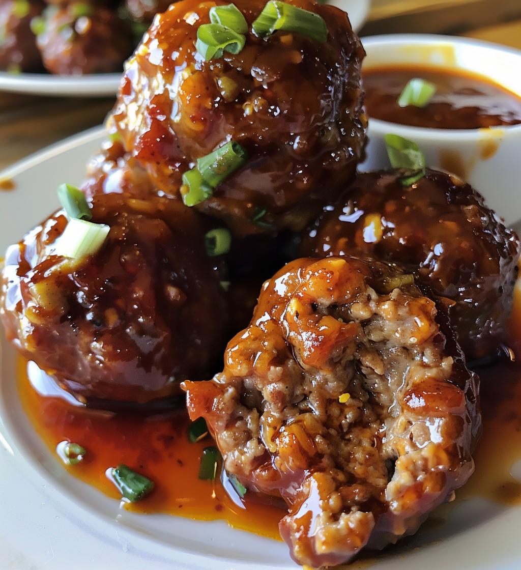 Sweet Chili Meatballs - detail 1
