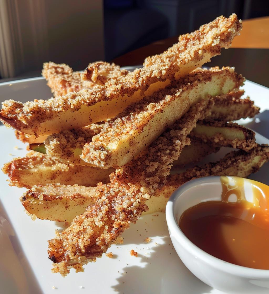 Air Fryer Apple Fries - detail 1