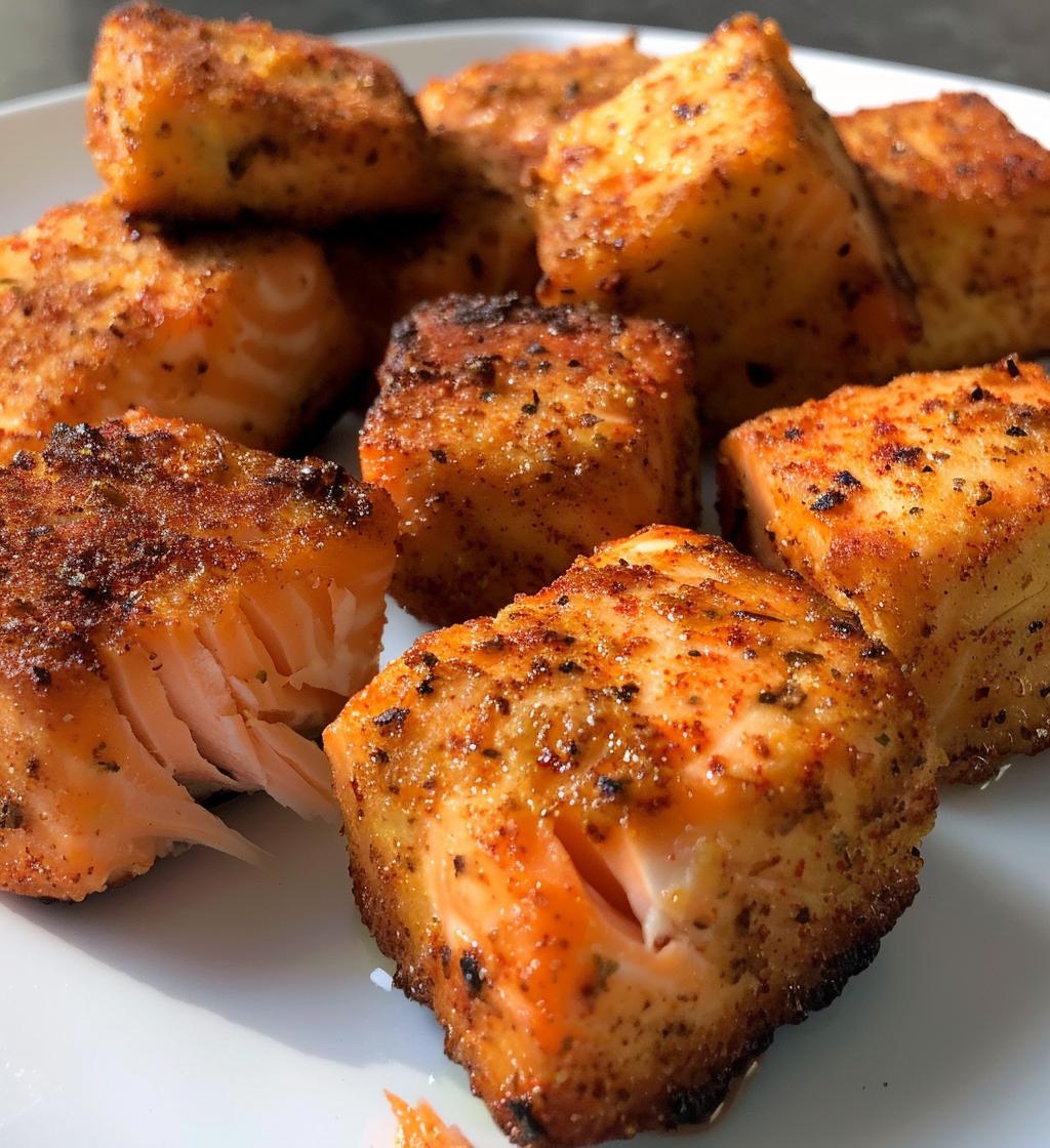 Air Fryer Salmon Bites - detail 1