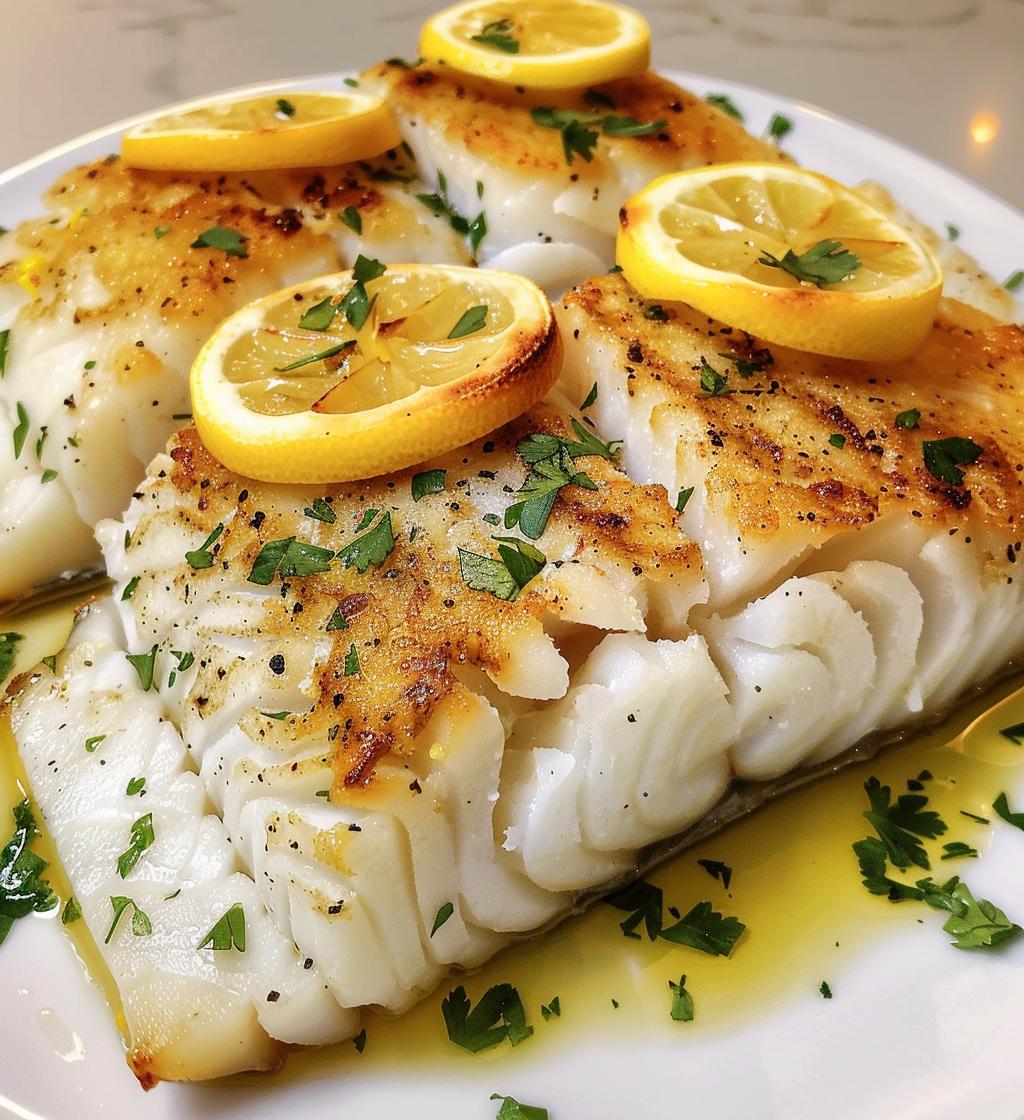 Baked Cod with Lemon - detail 1