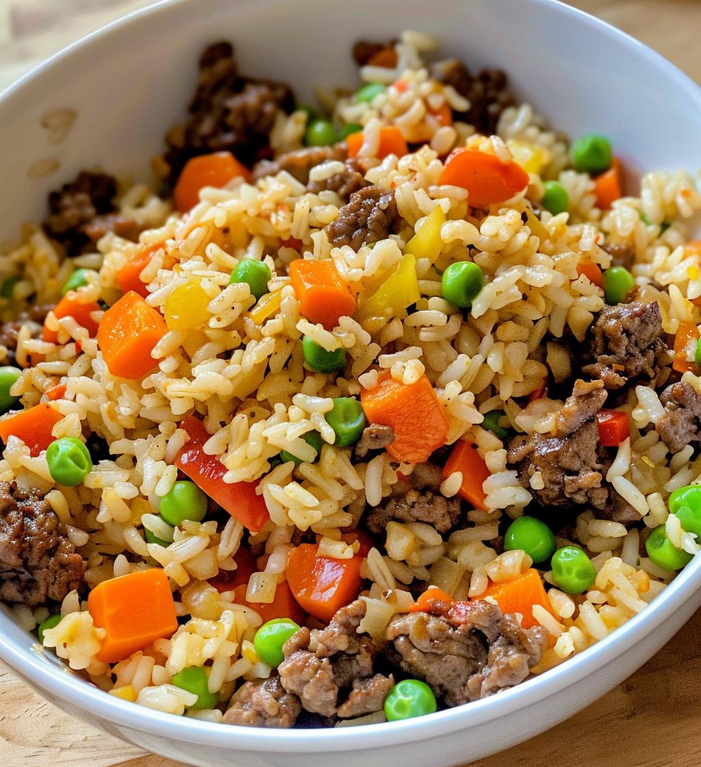 Beef & Veggie Rice Skillet - detail 1