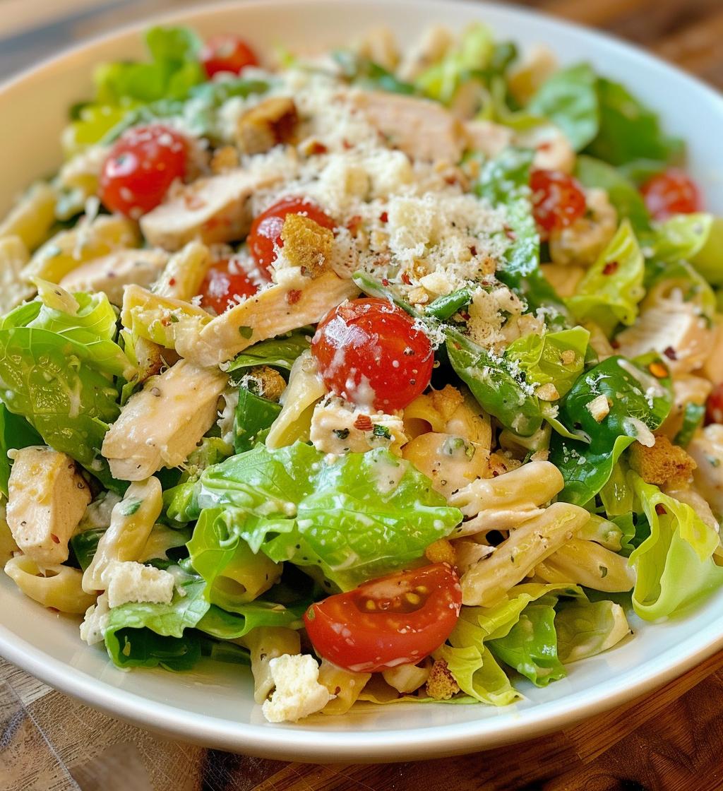 Chicken Caesar Pasta Salad - detail 1