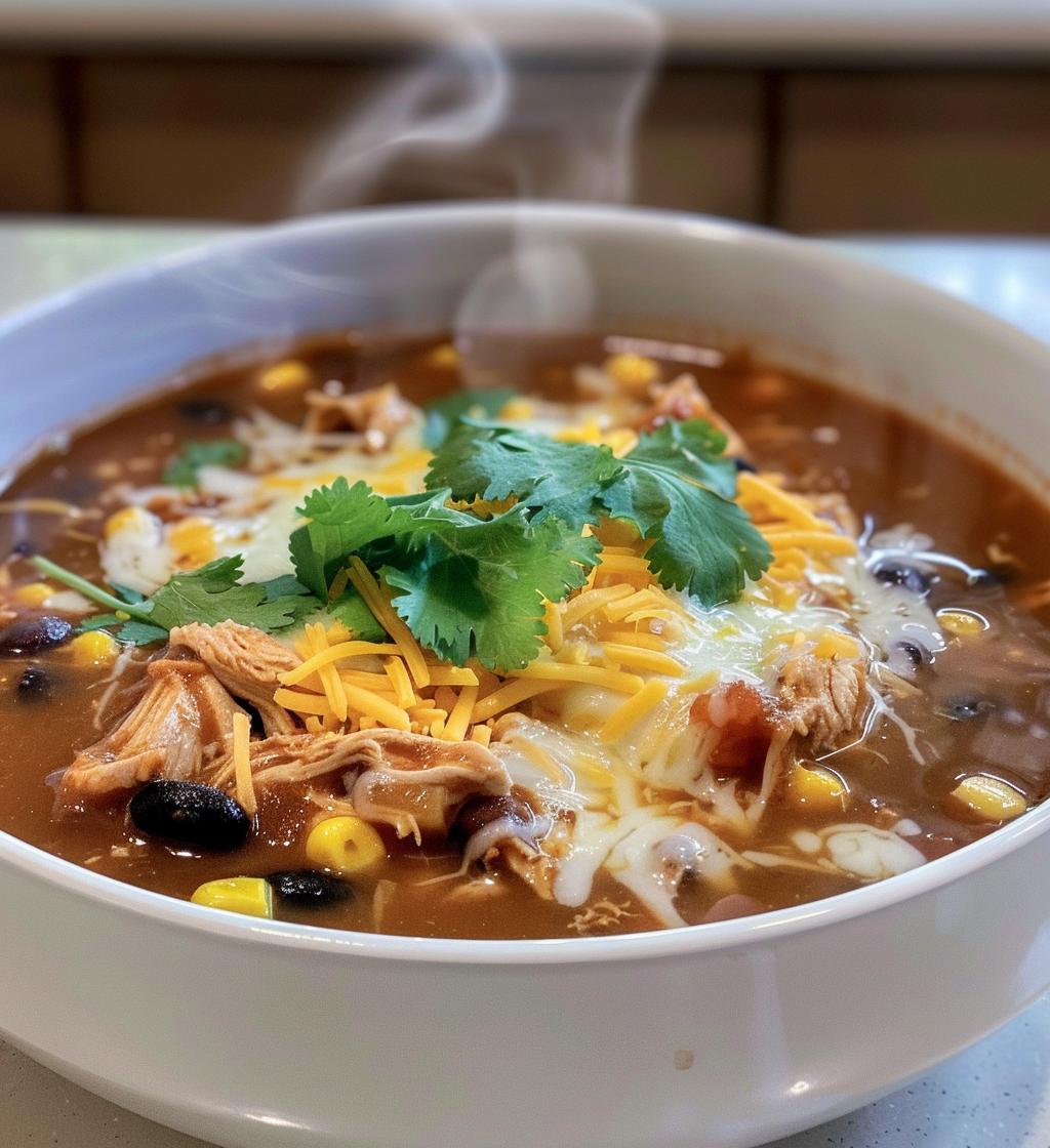 Chicken Enchilada Soup - detail 1