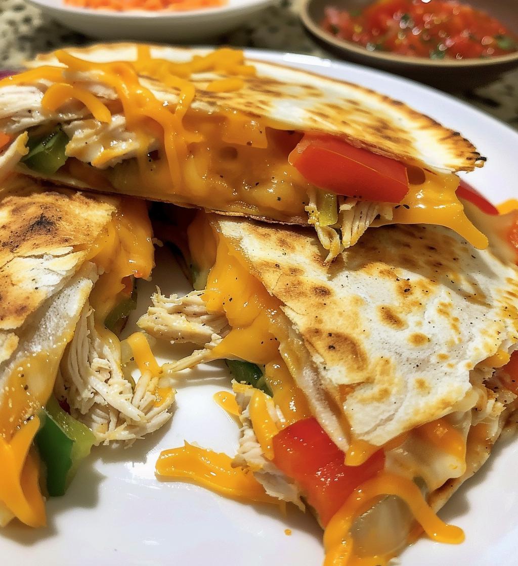 Chicken Quesadillas - detail 1