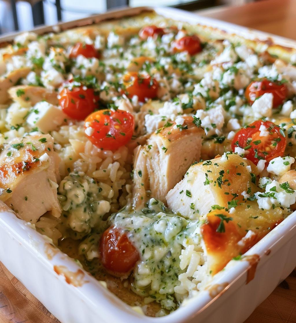 Chicken Tzatziki Rice Bake - detail 1