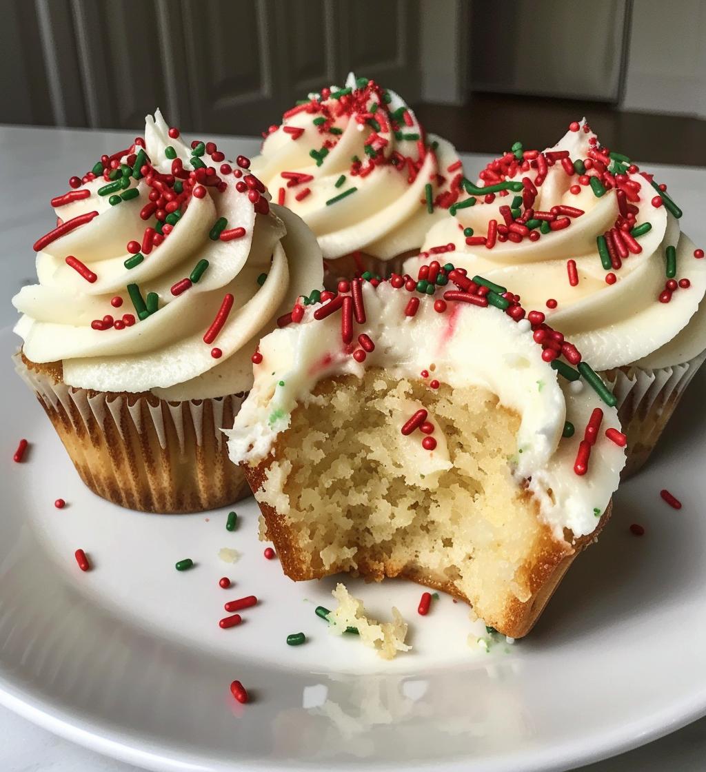 Christmas cupcakes - detail 1