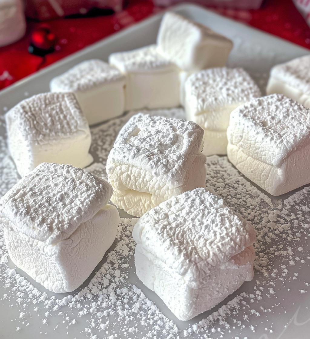Christmas marshmallows - detail 1