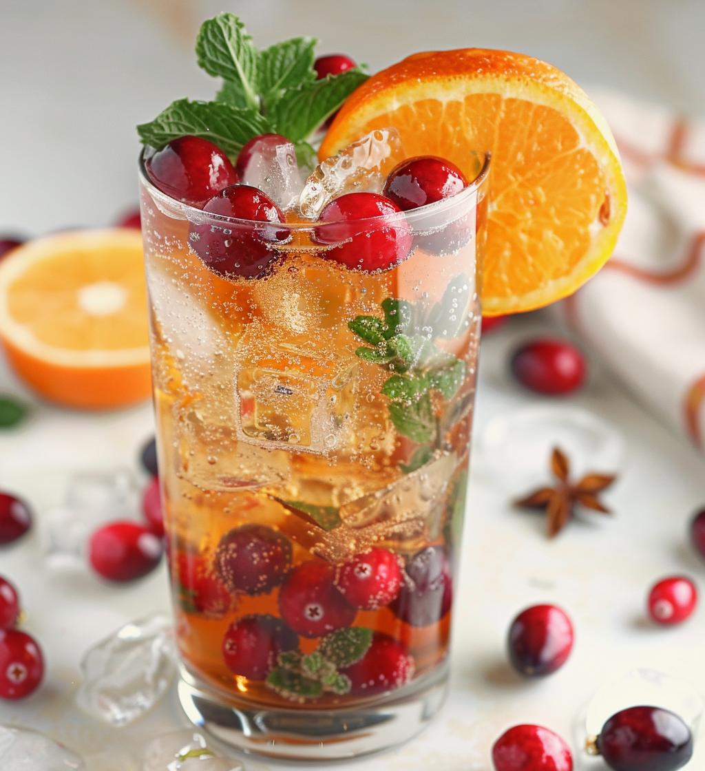 Christmas mocktails - detail 1