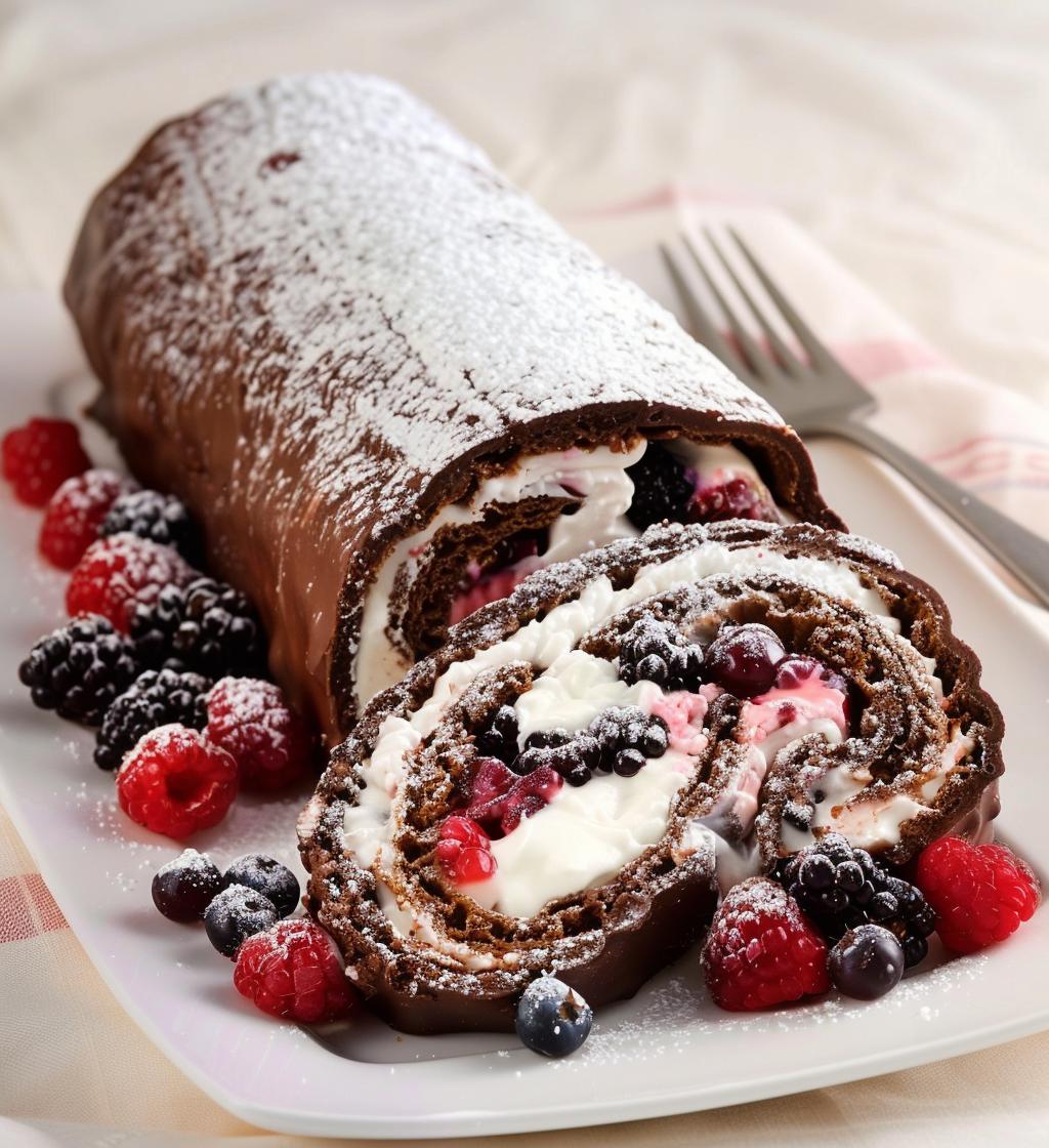 Christmas roulade - detail 1