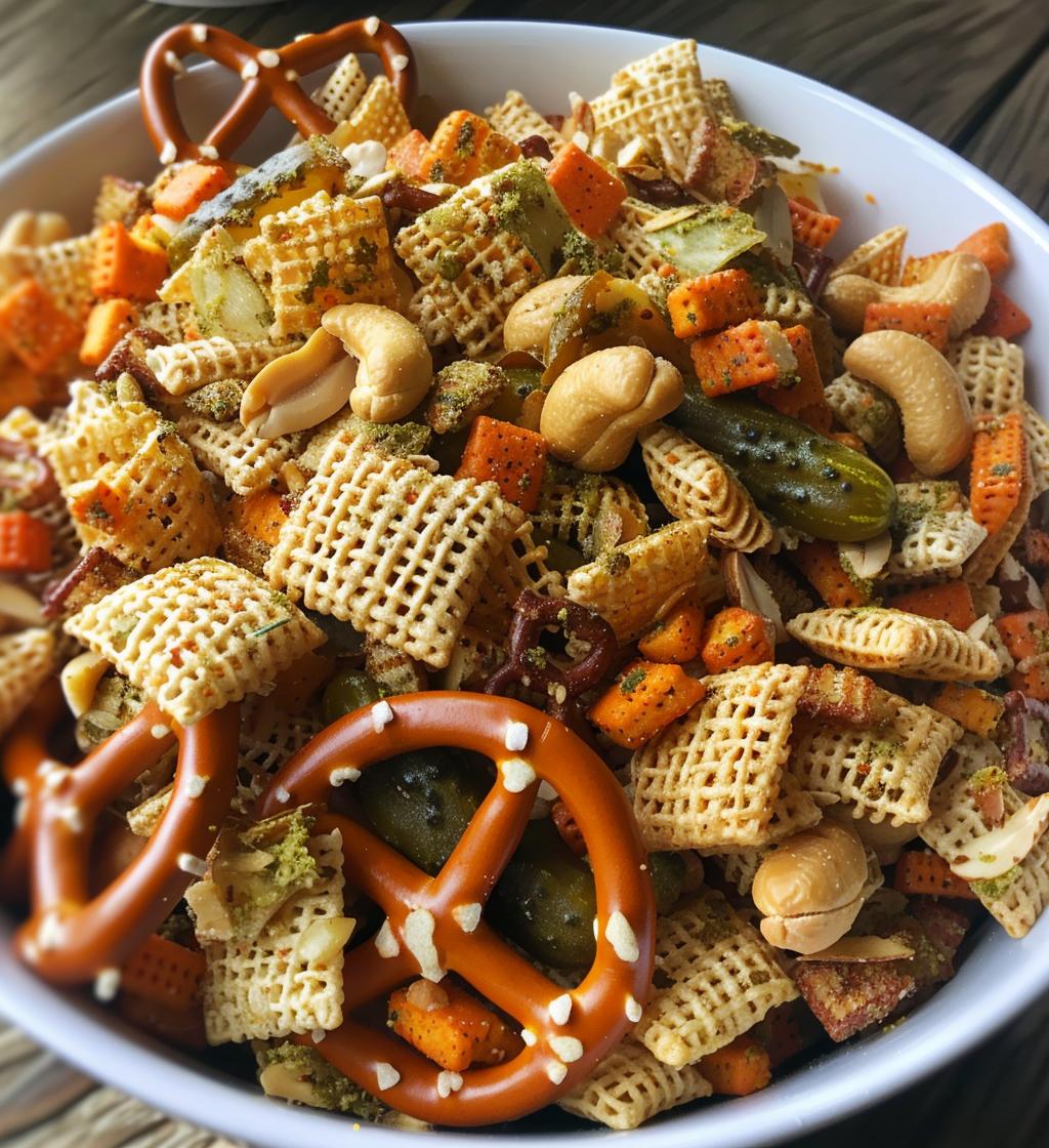 Dill Pickle Chex Mix - detail 1