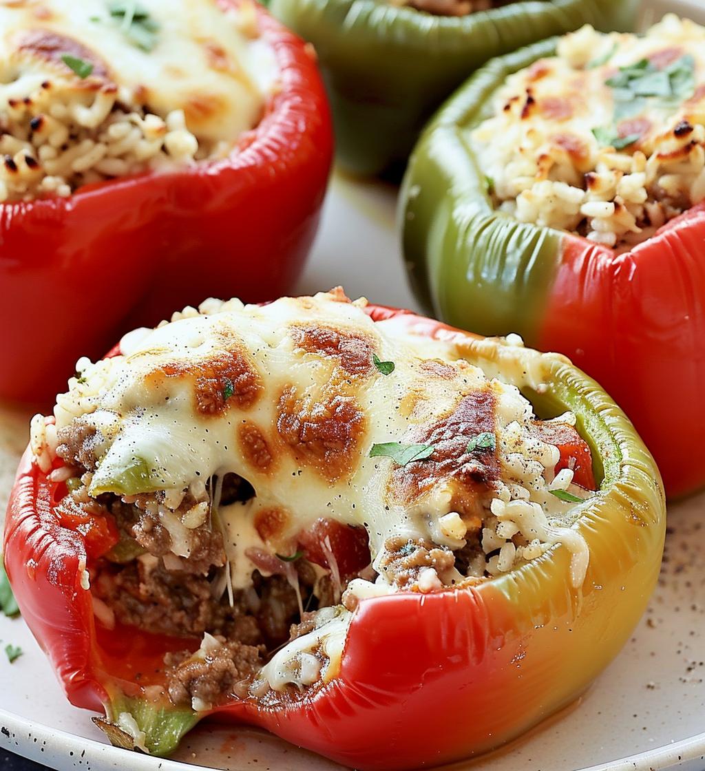 Easy Stuffed Bell Peppers - detail 1