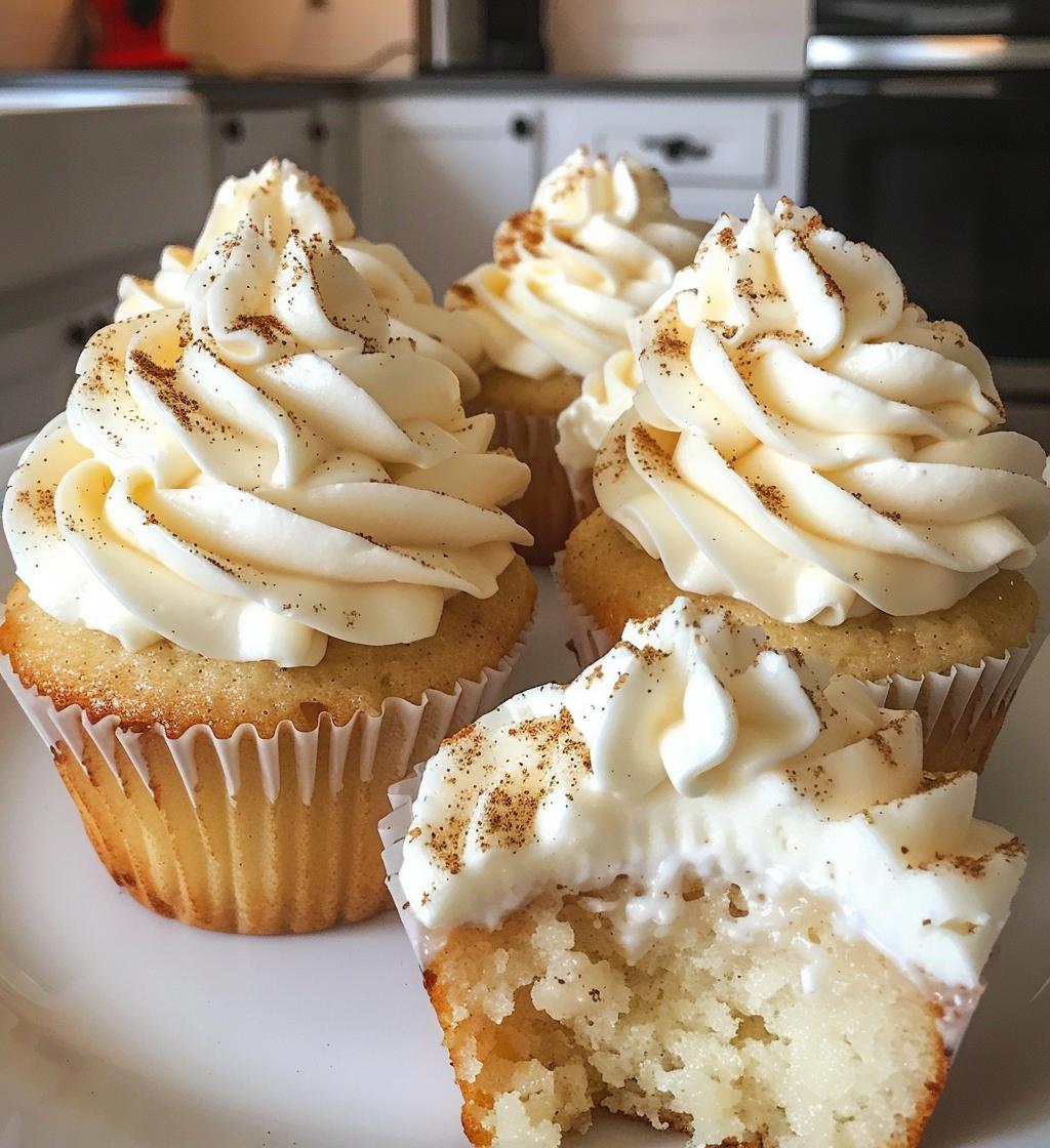 Eggnog cupcakes - detail 1