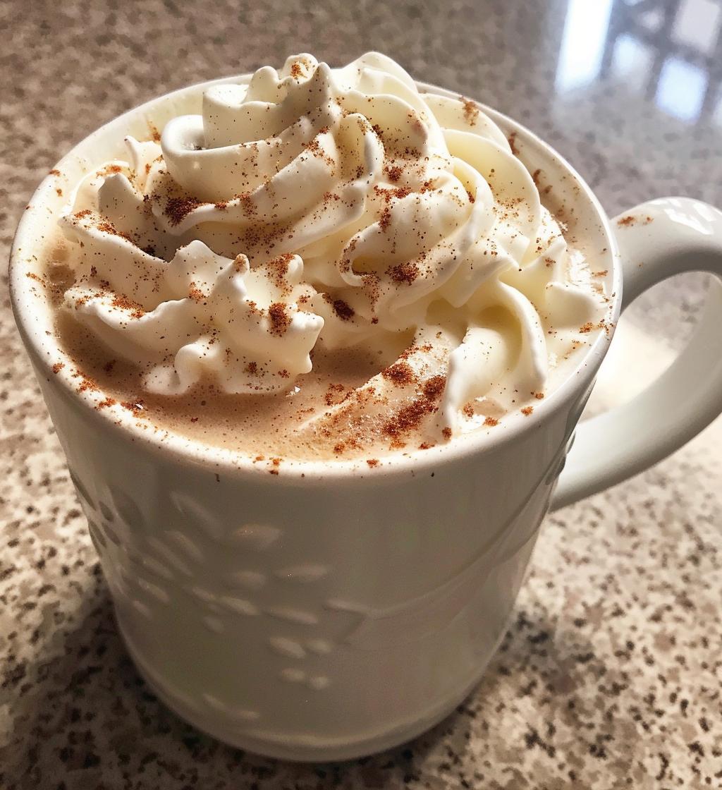 Eggnog latte - detail 1