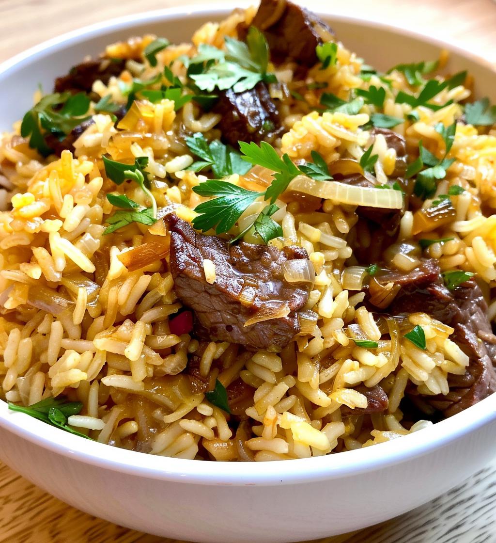 Garlic Butter Beef Rice - detail 1