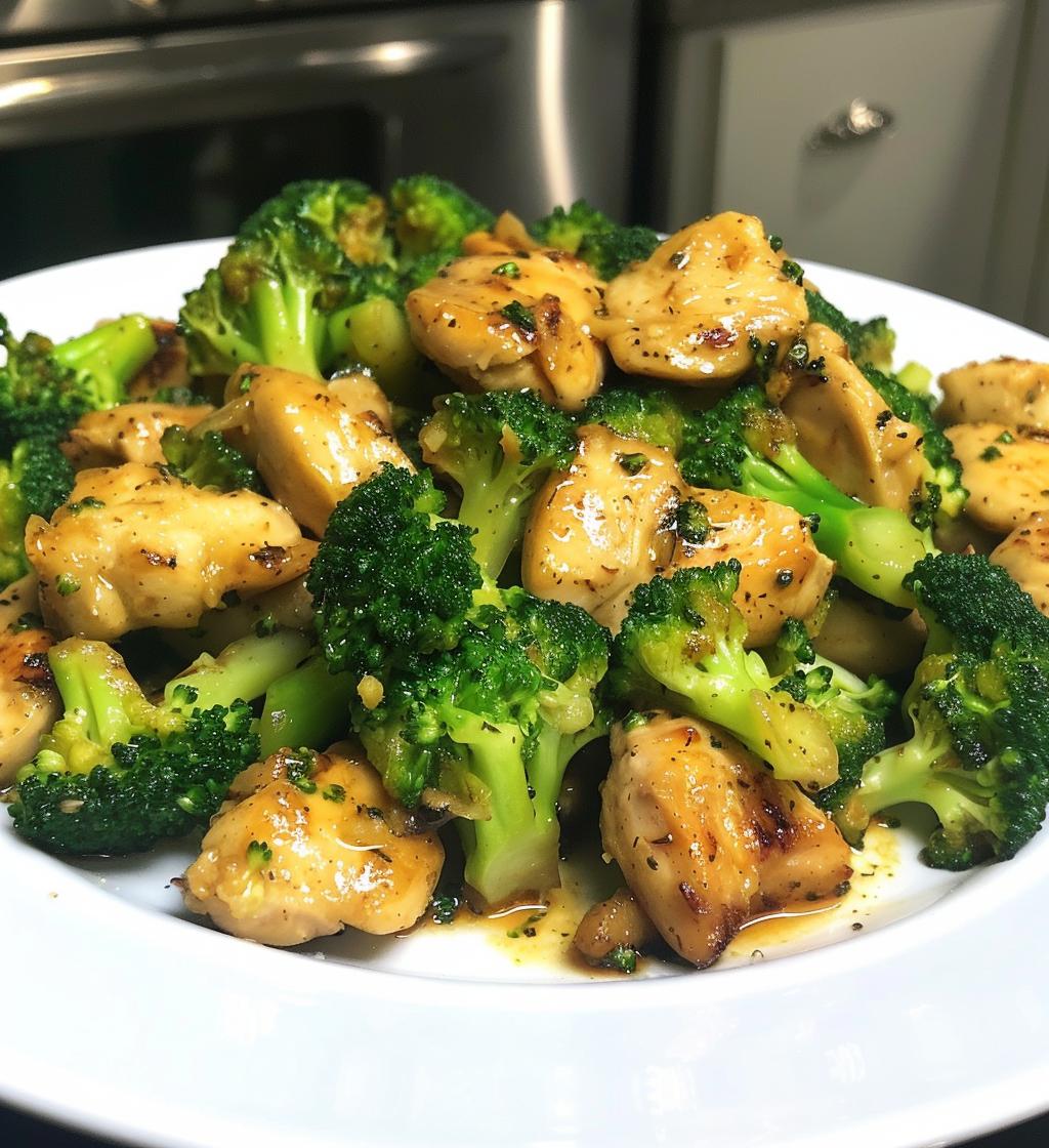 Garlic Chicken with Broccoli - detail 1