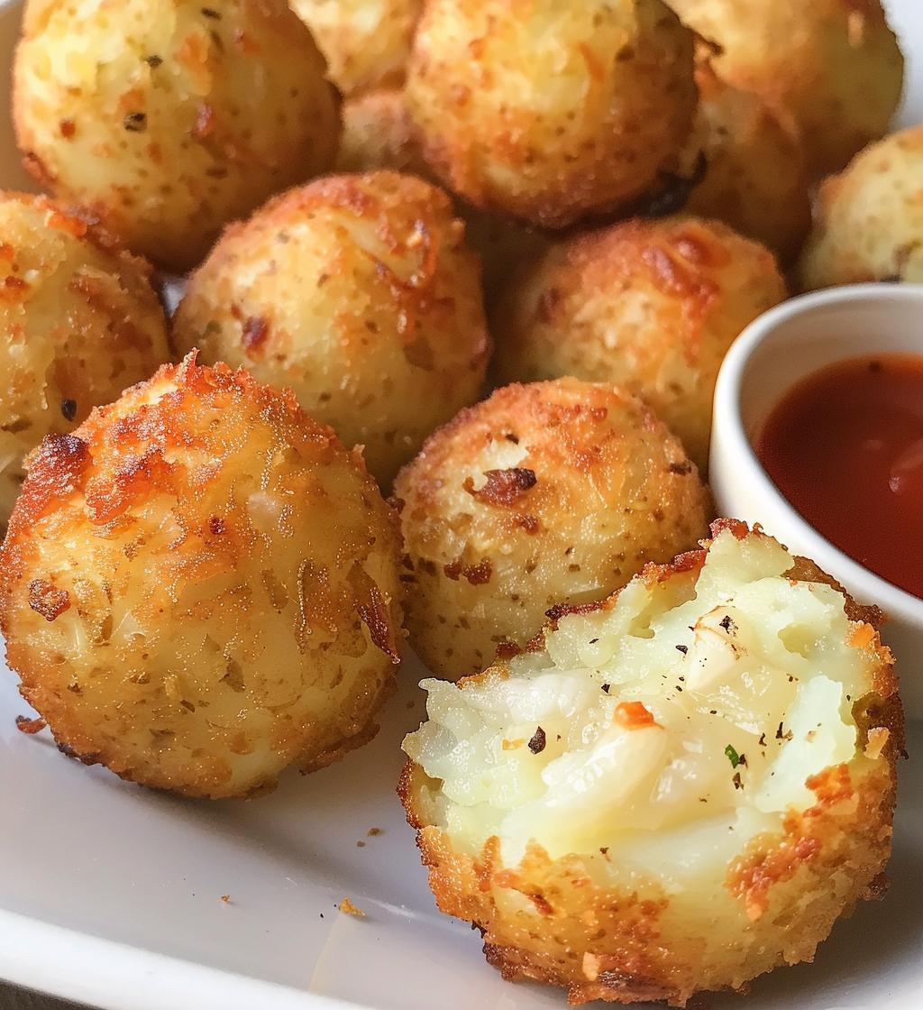 Garlic Potato Pops - detail 1