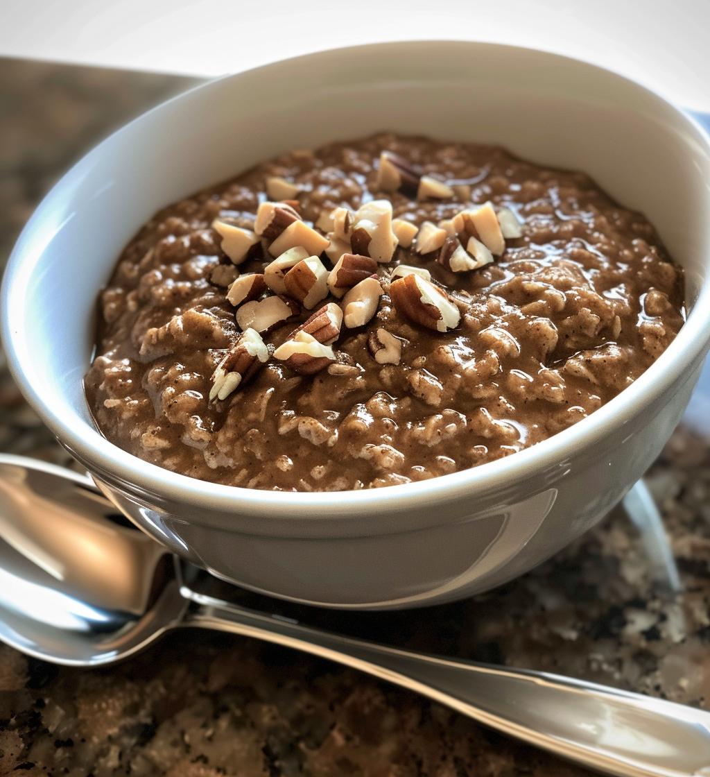 Gingerbread oatmeal - detail 1
