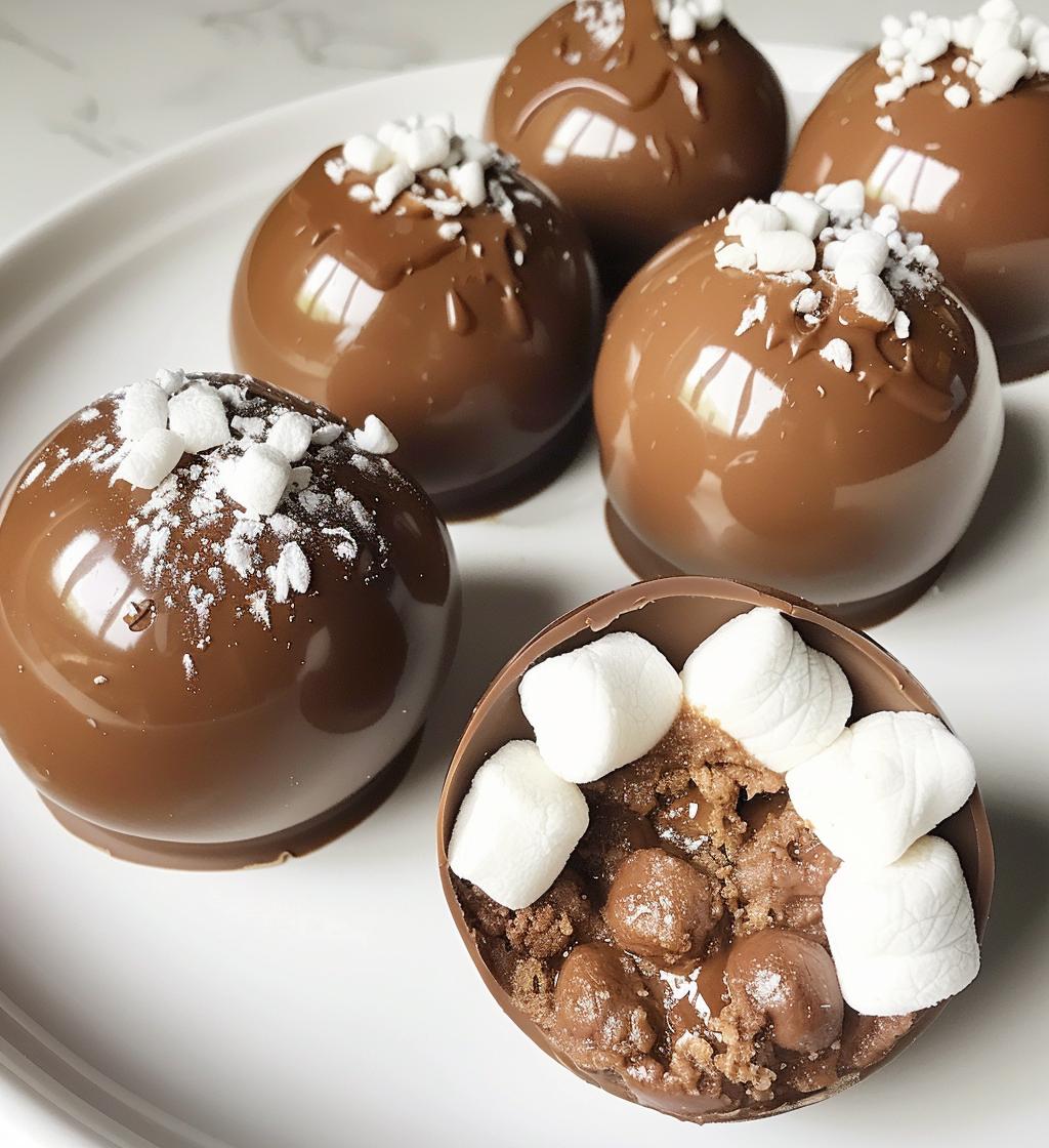 Hot cocoa bombs - detail 1