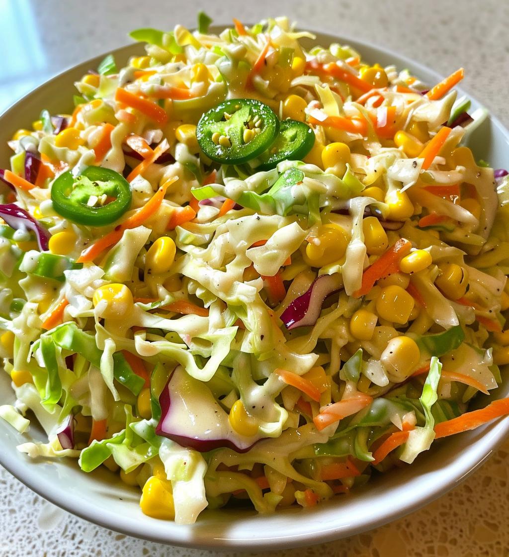 Jalapeno Corn Coleslaw - detail 1