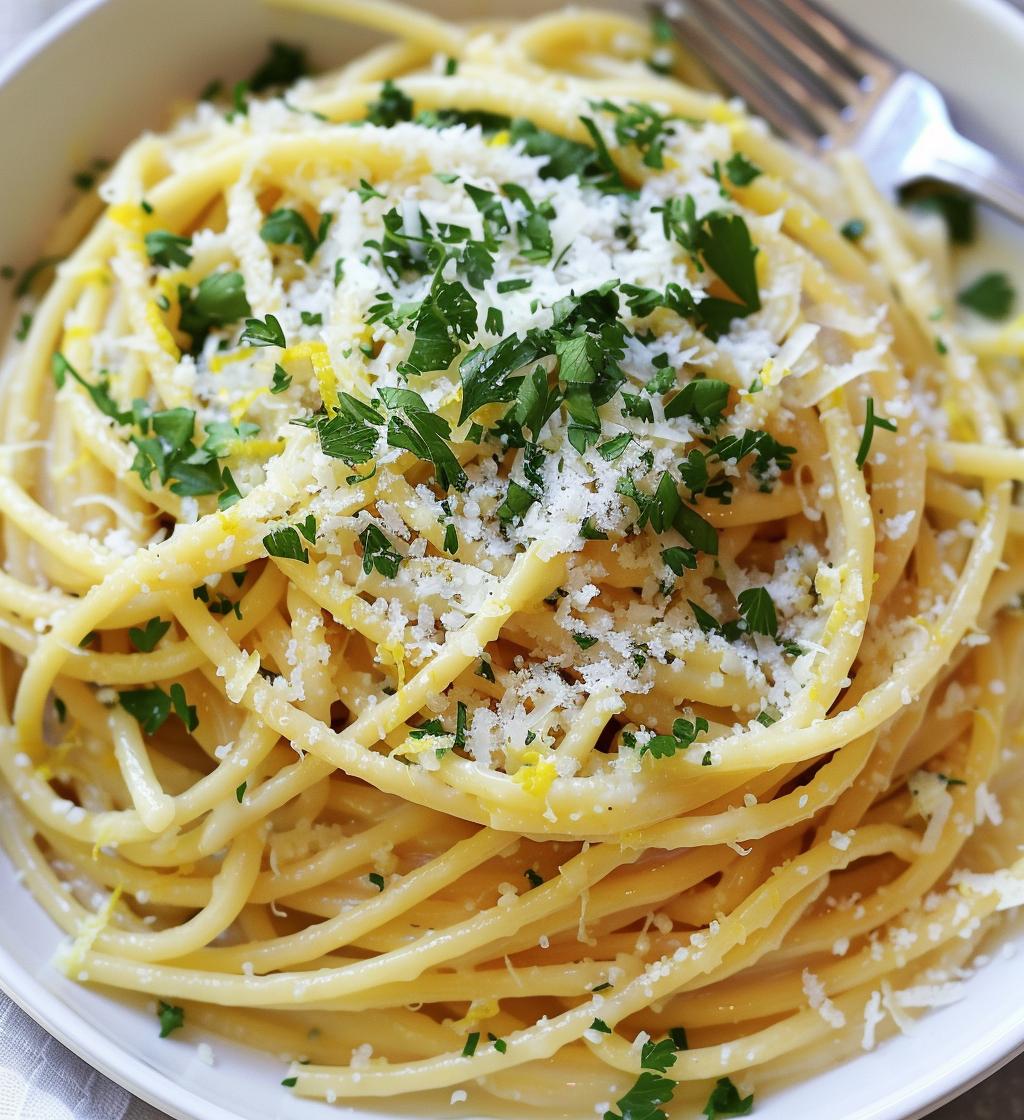 Lemon Butter Pasta - detail 1