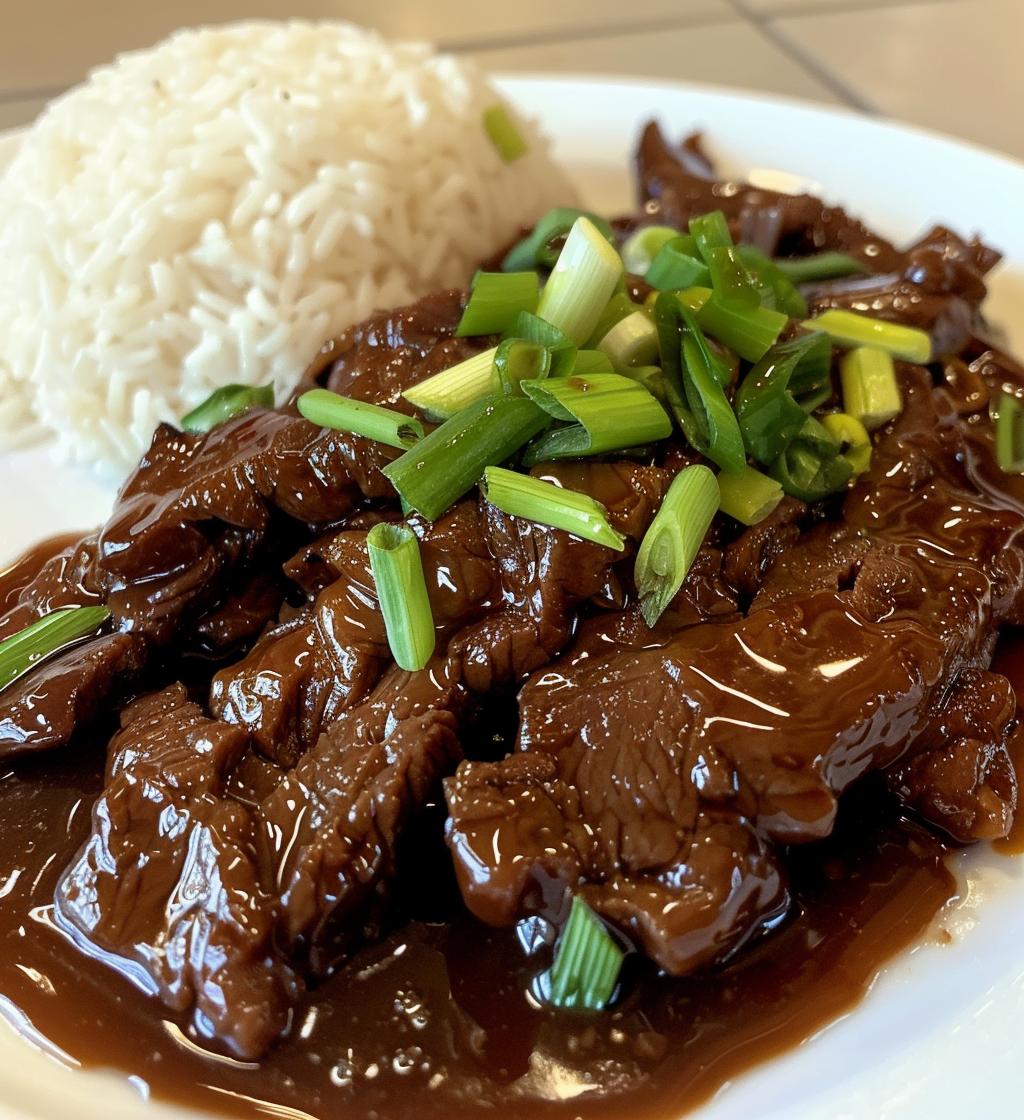 Mongolian Beef - detail 1