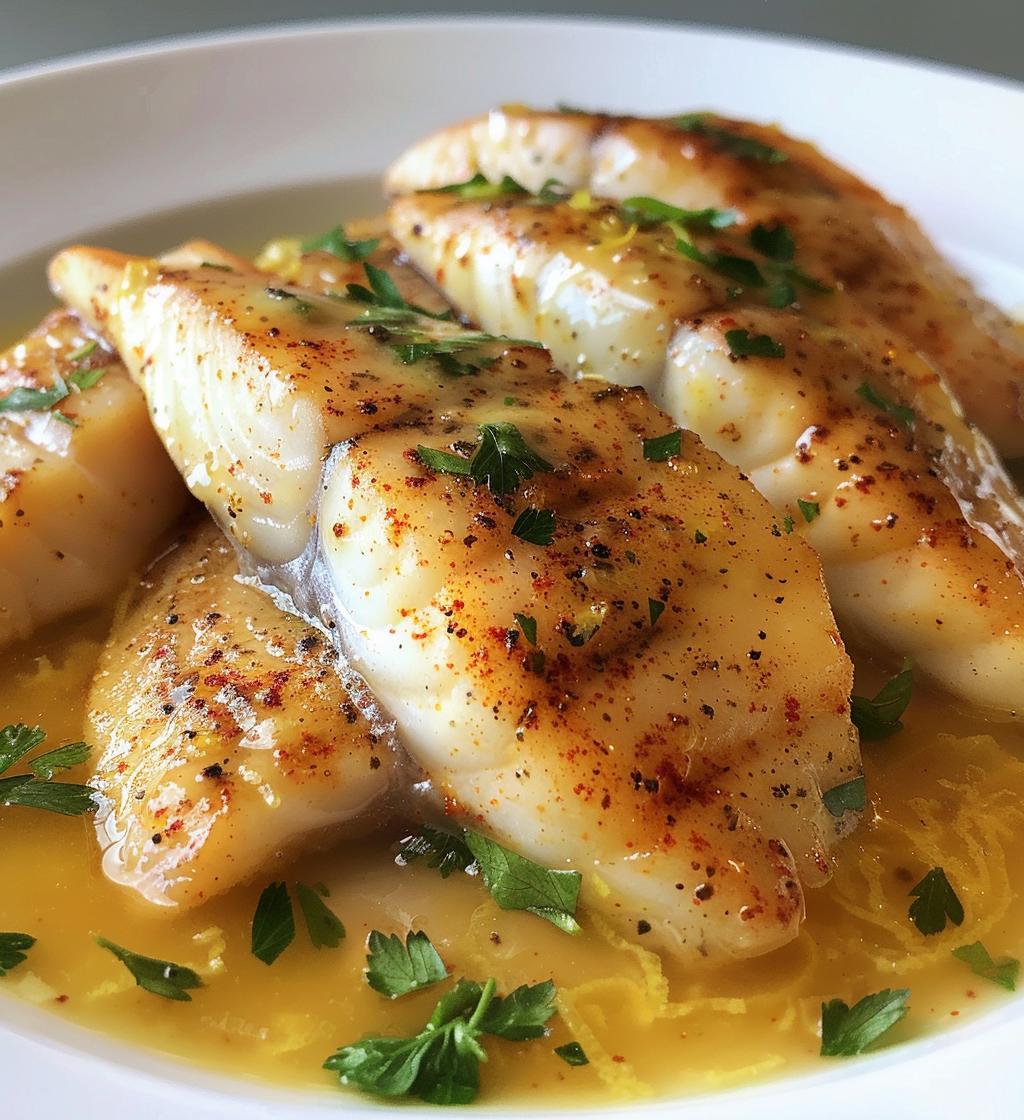 One-Pan Lemon Butter Tilapia - detail 1