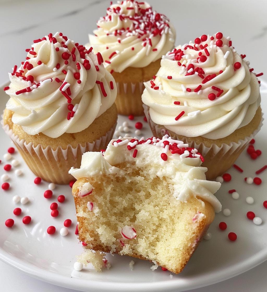 Peppermint cupcakes - detail 1