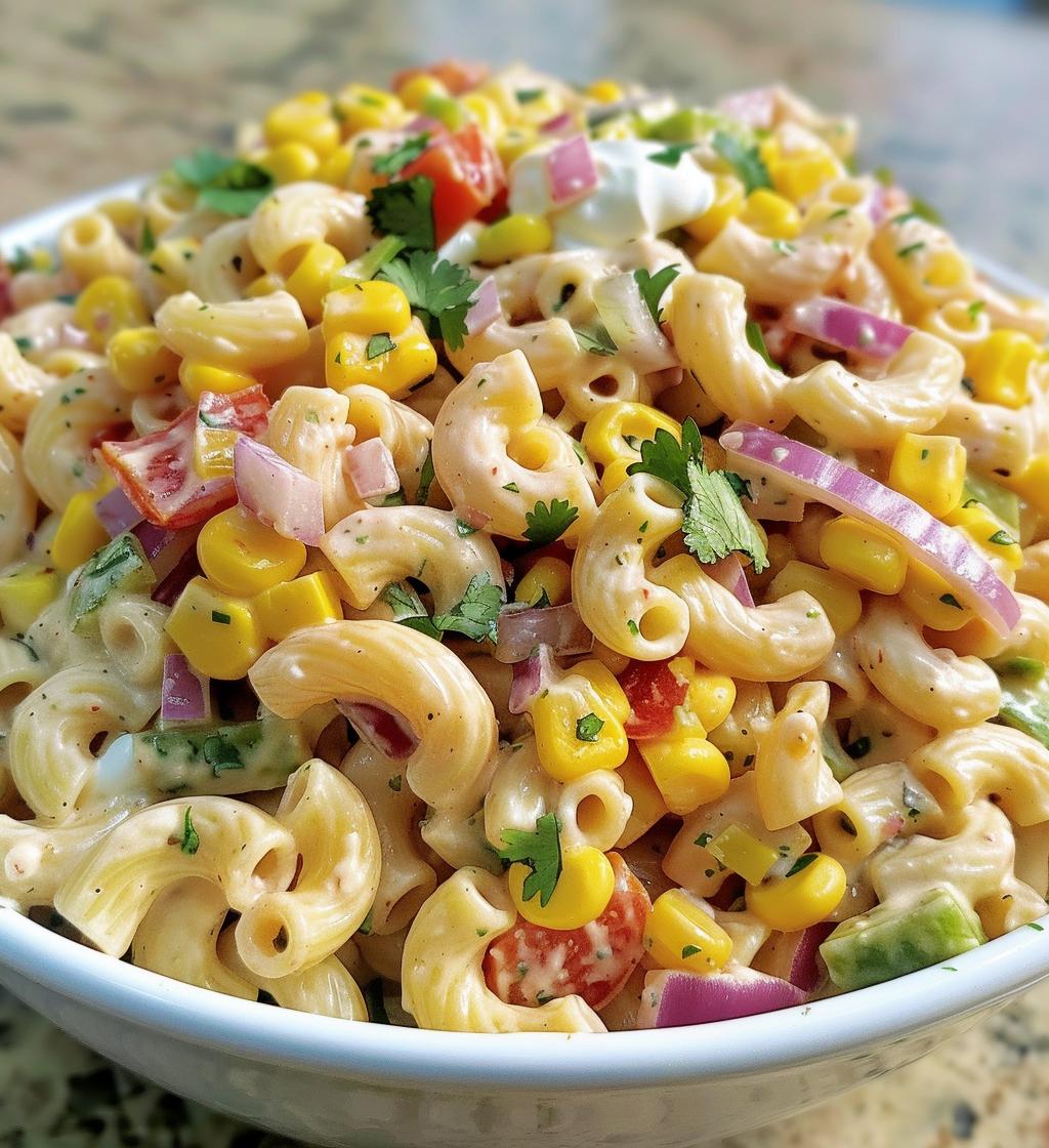 Perfect Mexican Street Corn Pasta Salad - detail 1