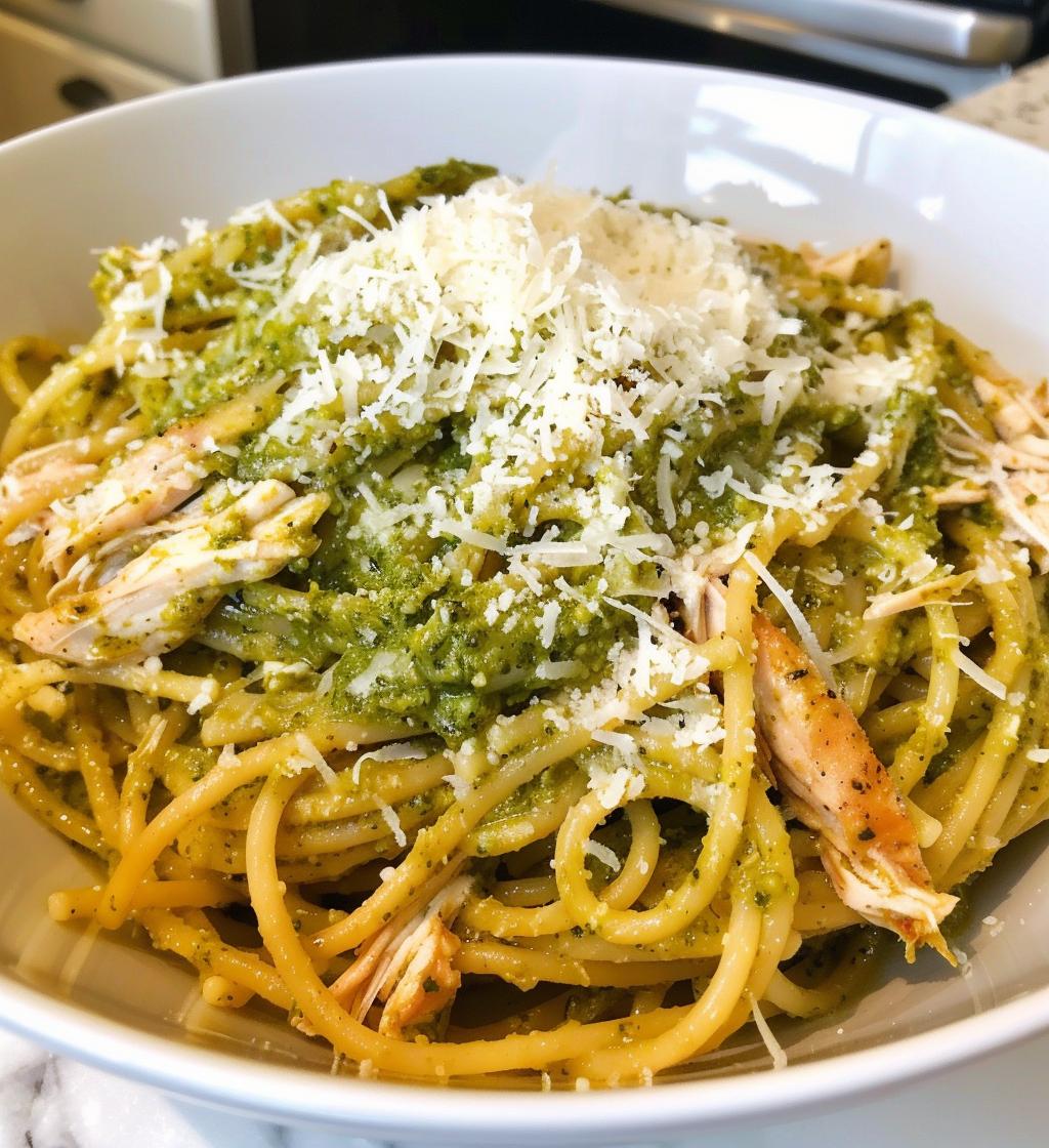 Pesto Chicken Pasta - detail 1