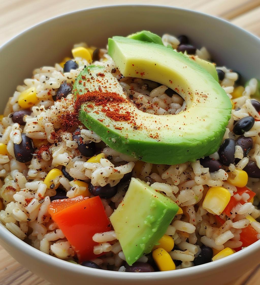Quick Black Bean Rice Bowl - detail 1
