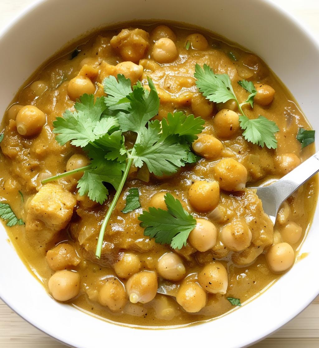 Quick Chickpea Curry - detail 1