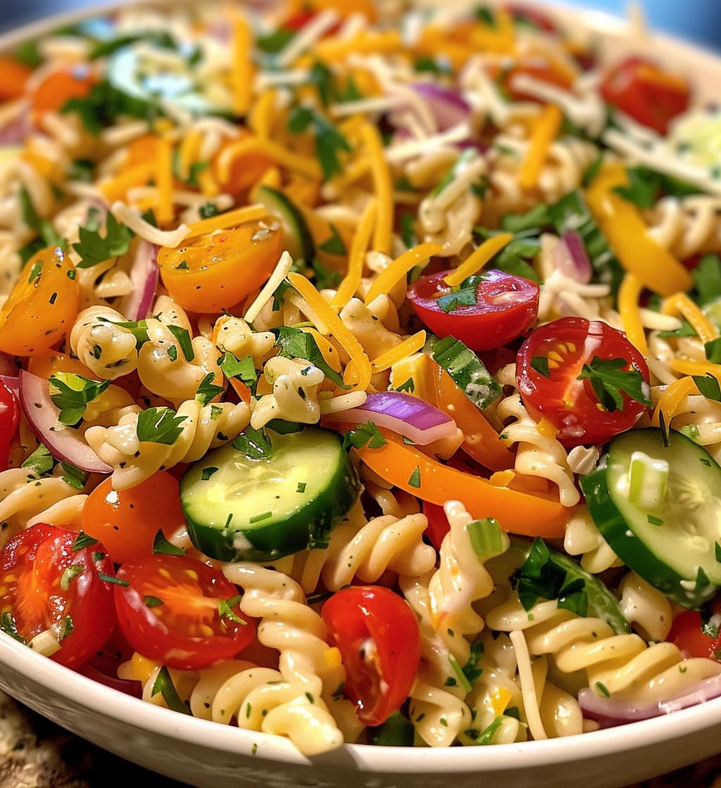 Ranch Pasta Salad - detail 1