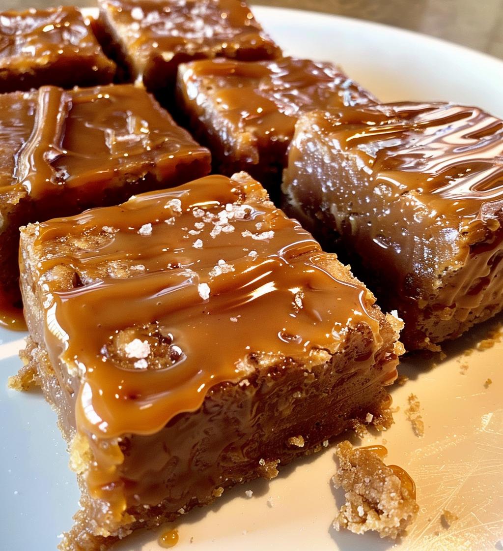 Salted Caramel Butter Bars - detail 1