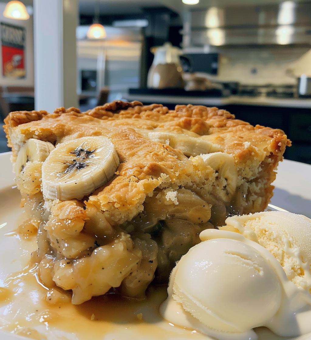 Southern Banana Cobbler - detail 1