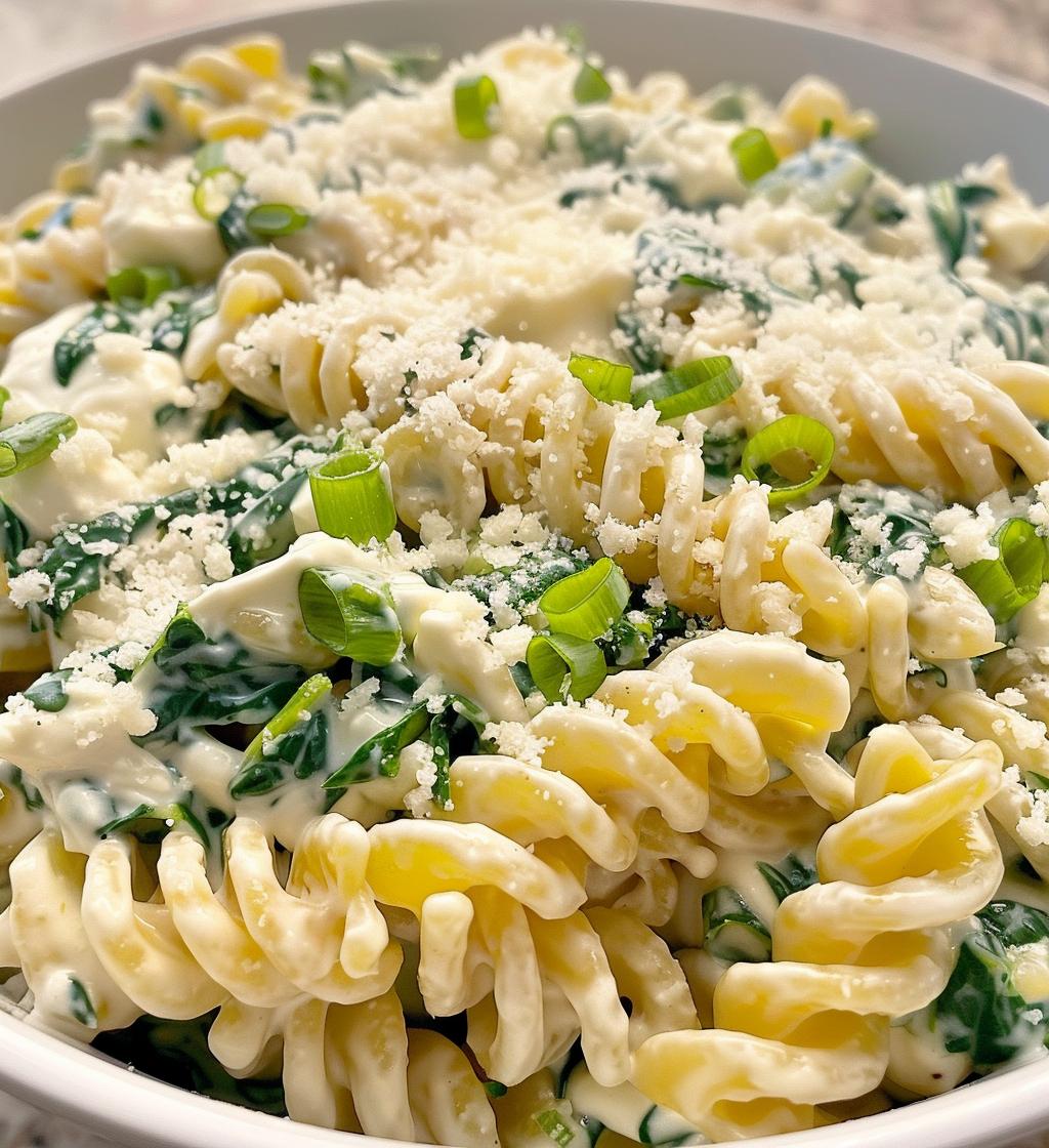 Spinach Dip Pasta Salad - detail 1