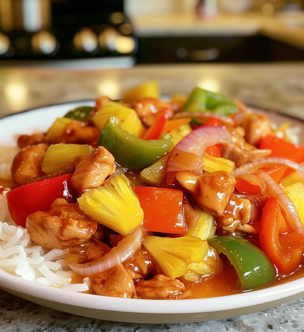 Sweet & Sour Chicken - detail 1