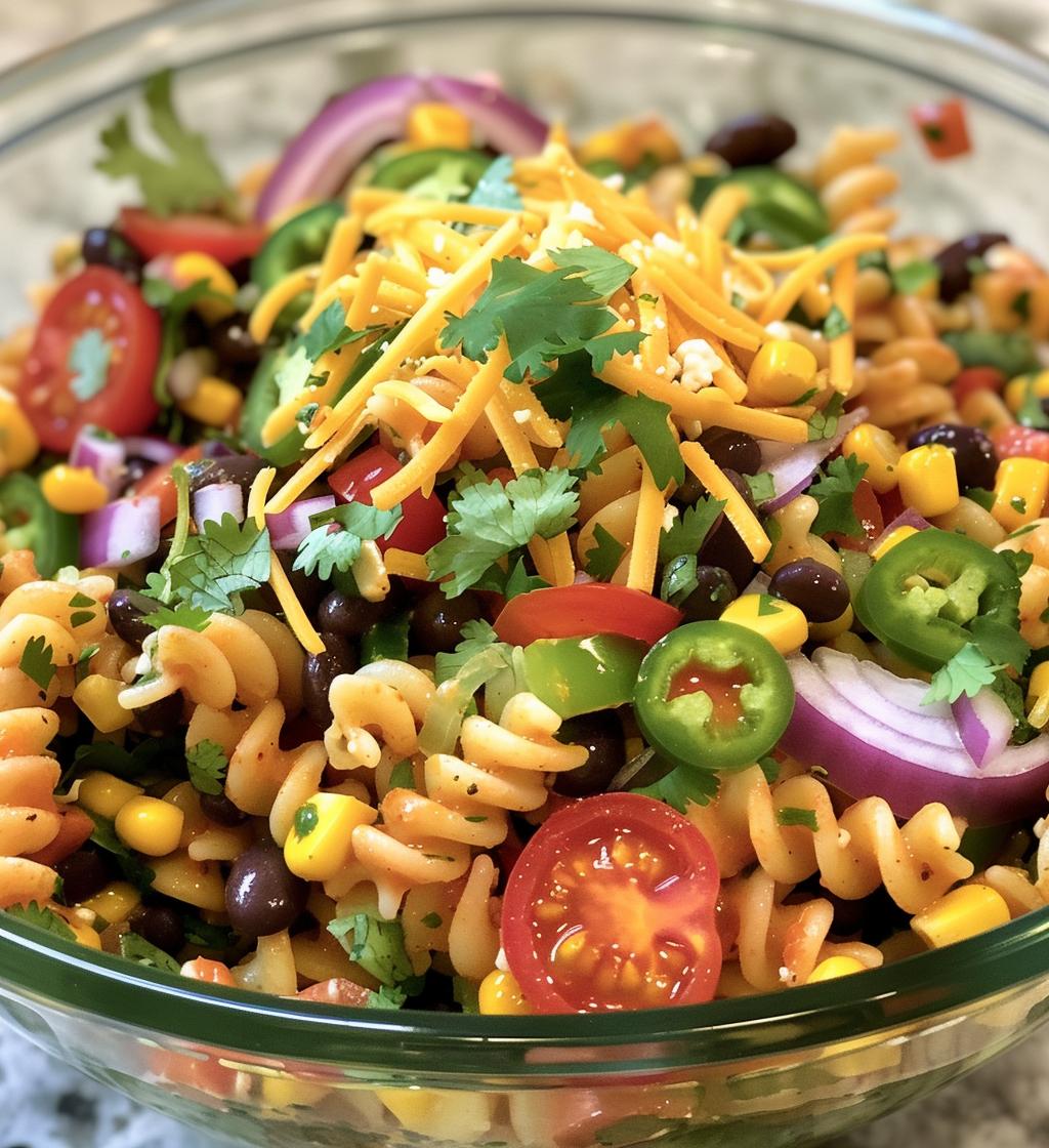 Taco Pasta Salad - detail 1