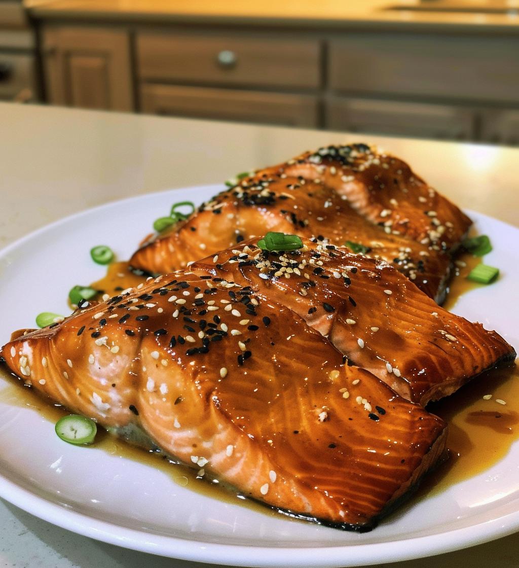 Teriyaki Salmon - detail 1