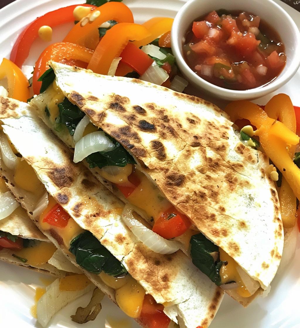 Veggie & Cheese Quesadilla Dinner - detail 1