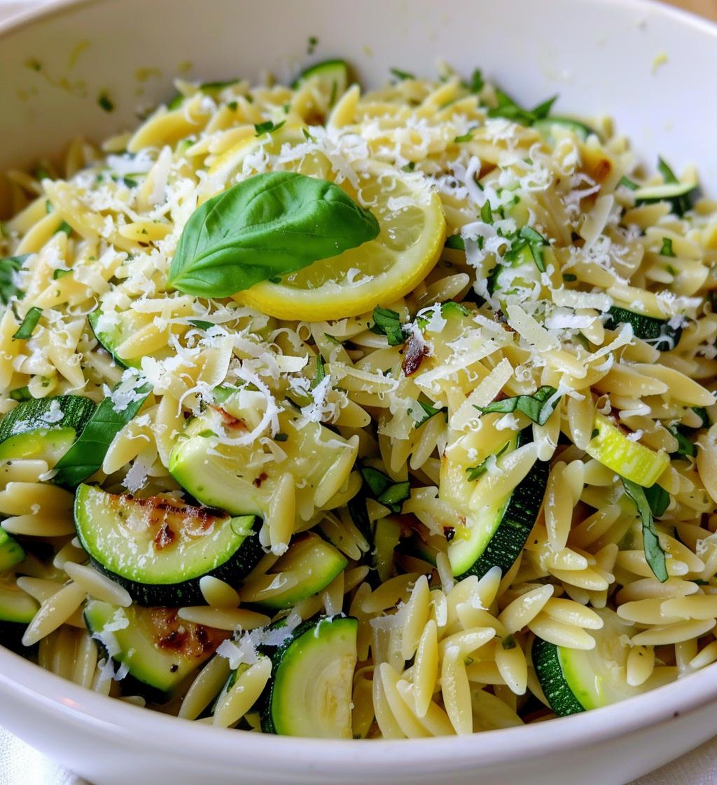 Zucchini Lemon Orzo - detail 1