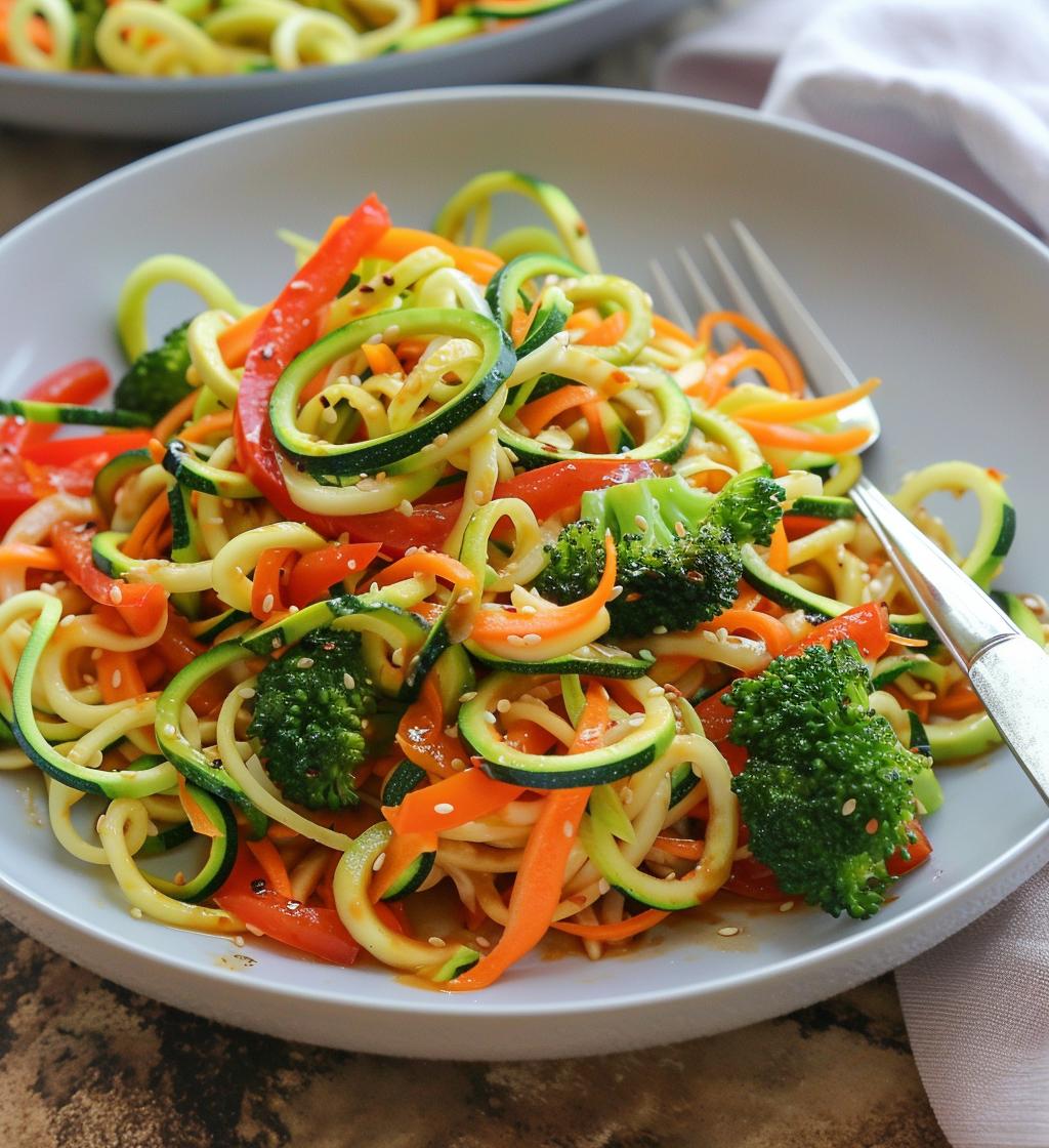 Zucchini Noodle Stir-Fry - detail 1