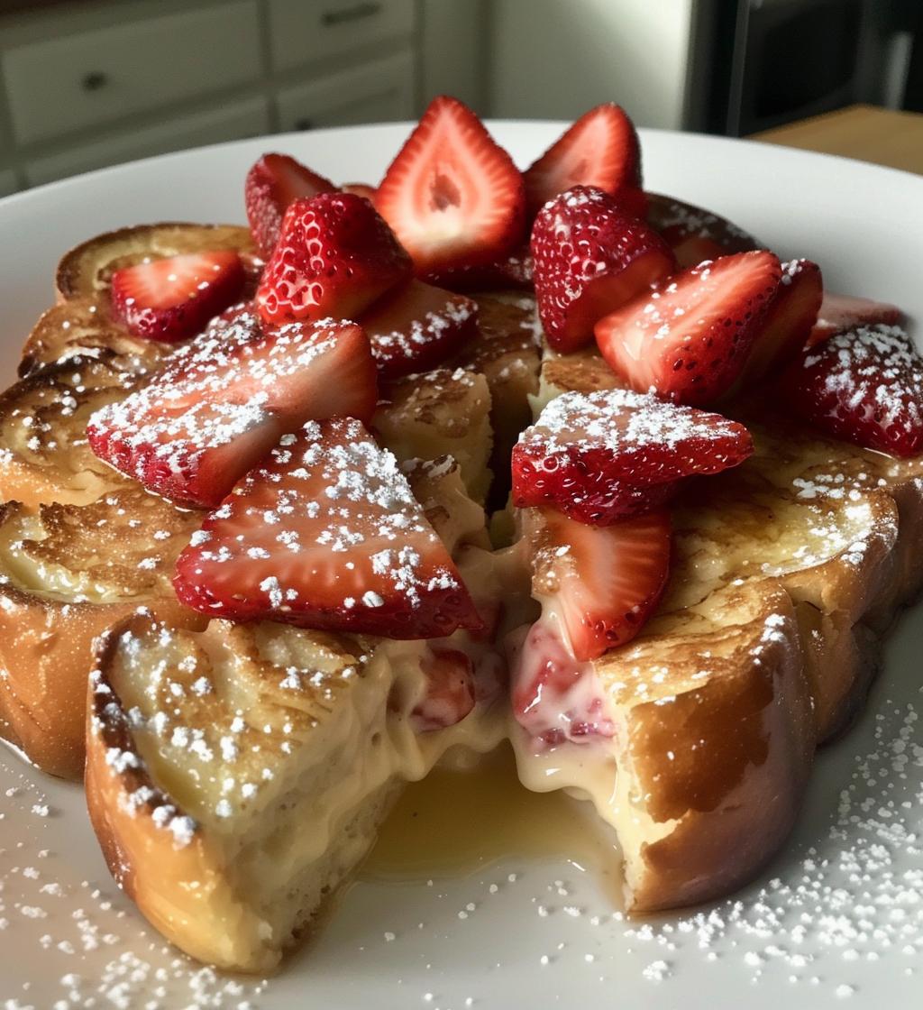 Baked Strawberries and Cream French Toast - detail 1