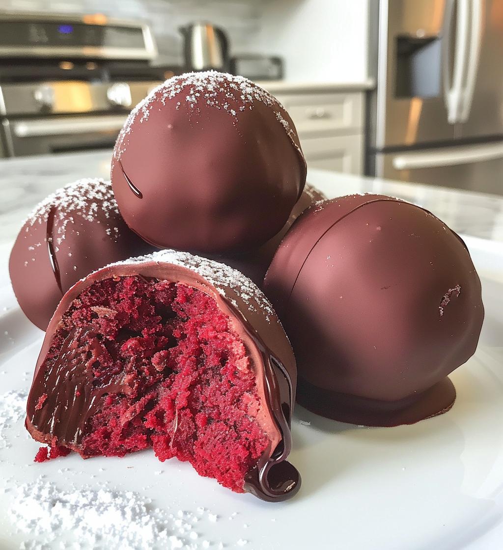 No Bake Red Velvet Cake Balls - detail 1