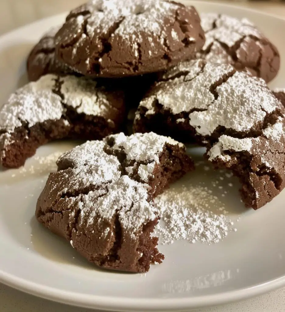 Valentine Crinkle Cookies