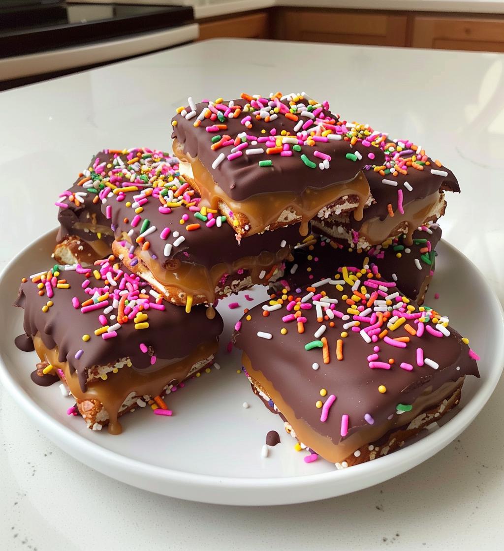 Valentine’s Day Caramel Pretzel Bites - detail 1